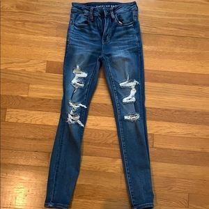 AE hi rise skinny jeans